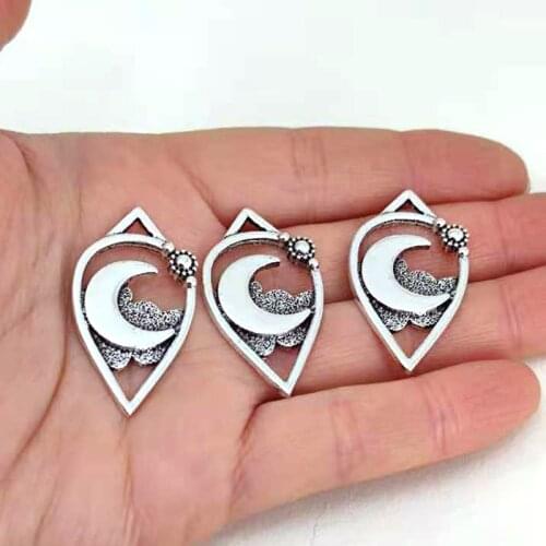 Hzew 5pcs delicate night moon charm moon sun pendant for women jewelry Accessories