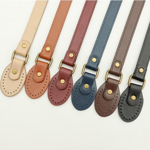 1pc 62 Cm Pu Hand Imitation Leather Cloth Diy Replacement Accessories For Handbags Bag Handle Strap For Bags
