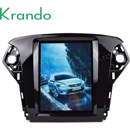 Krando Android 9.0 10.4" Tesla Vertical screen car radio navigation dvd for FORD Mondeo 2011-2013 entertainment system player