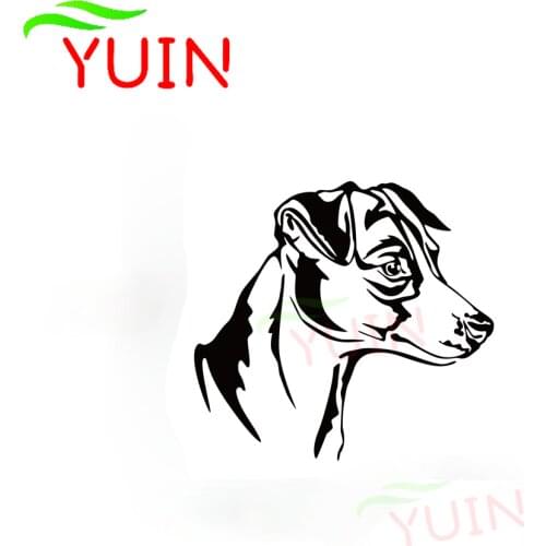 Car Sticker Lovely Animal Motorcycle Decals Jack Russell Terrier Creative PVC Decorative Accessories Waterproof Decal 15*14cm