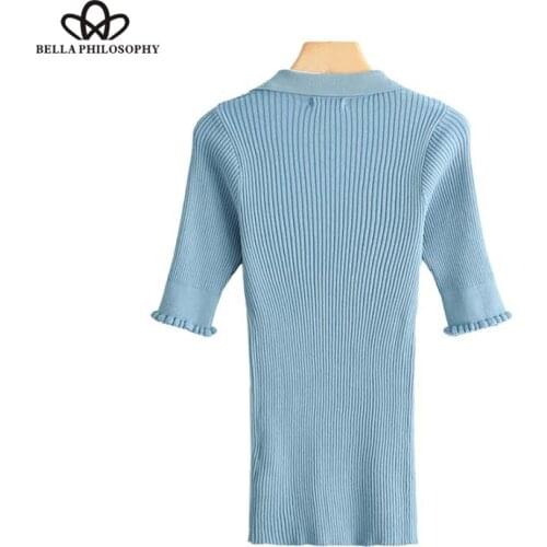 Трикотажные блузки Bella Philosophy China At AliExpress