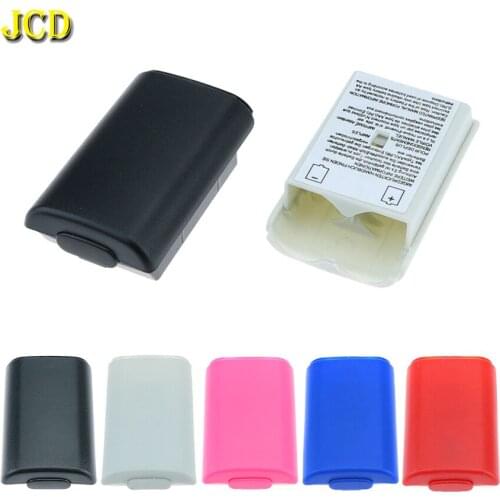 JCD 2PCS Game Battery Case for Xbox 360 Battery Case Wireless Controller Replacement Battery Cover Gamepad Accessories