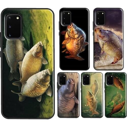 CARP FISHING Case For Samsung Galaxy S21 Ultra Note 20 S20 FE S8 S9 S10 Plus S10e Note 9 10 Plus Coque