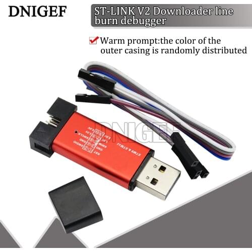 DNIGEF 1 PCS ST-LINK V2 Stlink ST-Link V2 Mini STM8 STM32 Simulator Download Programmer Programming With Cover