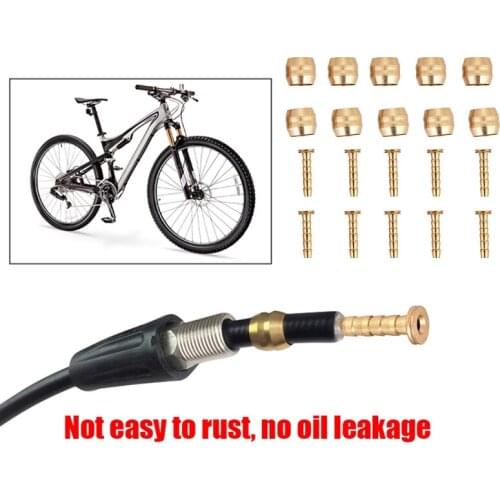 MTB Bicycle Bike Hydraulic Disc Brake Hose Olive Insert Connector Accessories