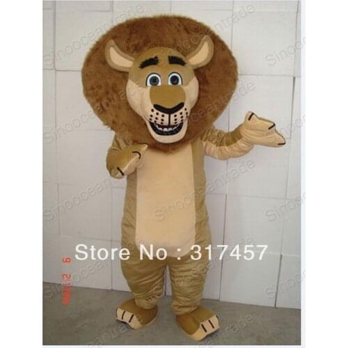 Hot sale Madagascar Lion Alex Mascot Costume Adult Character Costume Cosplay mascot costume