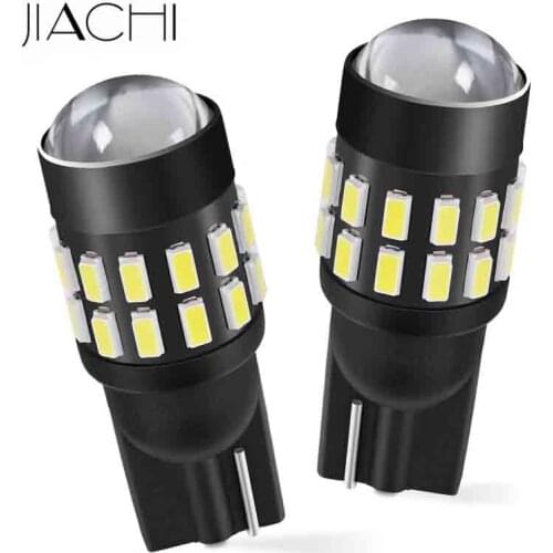 JIACHI 50 PCS T10 Led Car Bulbs 168 194 501 2825 W5W Car Accessories Auto Interior Reading Trunk Lamp Bright Lights White 12-24V