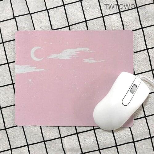 Mousepad New Arrival Pink Aesthetic Songs Lyrics Aesthetic Silicone Game Size For mousepad rubber cute cartoon office decoration