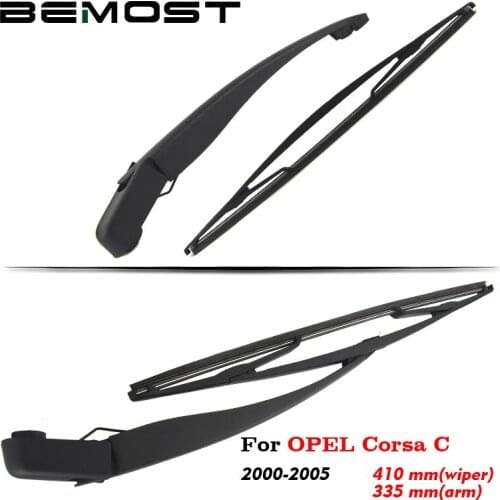 BEMOST Car Rear Wiper Arm Blade Soft Rubber For Opel Corsa C E Hatchback 2000 2001 2002 2003 2004 2005 2014 2015 2016 2017 2018