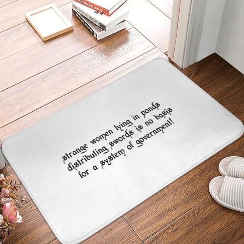 Monty Python Doormat Carpet Mat Rug Polyester Anti-slip Floor Decor Bath Bathroom Kitchen Balcony 40x60