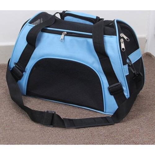 Pet Bag Cat Dog Carrier Nylon Mesh Portable Single Shoulder Bag Puppy Cat Breathable Messenger Bag Travel Backpack Pet Supplies