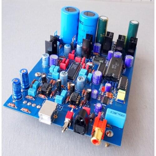 New DIR9001+SM5813+SAA7350+TDA1547 DAC board 16Bit 48Khz Better than TDA1541
