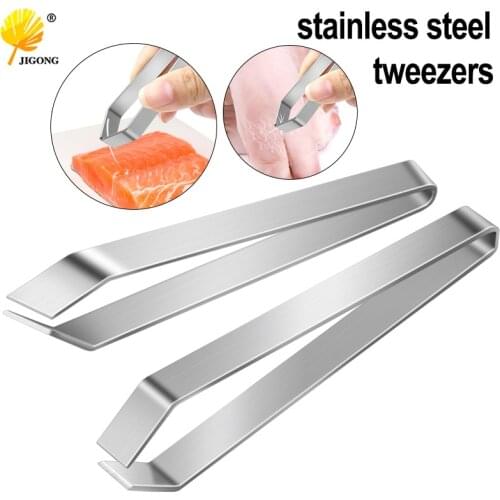 Stainless steel fishbone pliers special fishbone clip kitchen gadgets plucker clip