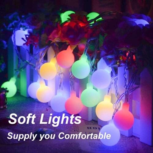 10/20/30/50/100M led globe Christmas String Light AC220V Outdoor waterproof Lighting wedding Party garden led decorations lights