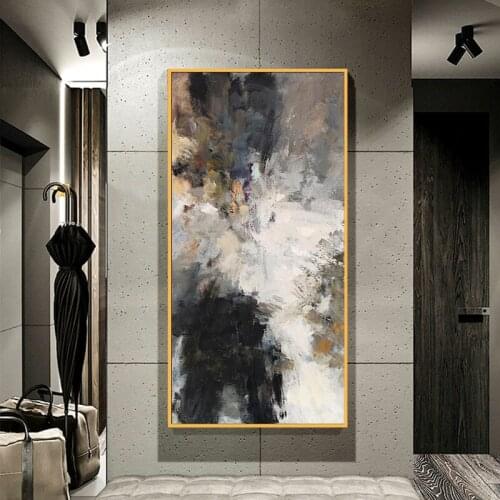 Modern Abstract Black and White Wall Art Canvas Decoration Painting Poster Printing Living Room Home Bedroom Decoration Pictures