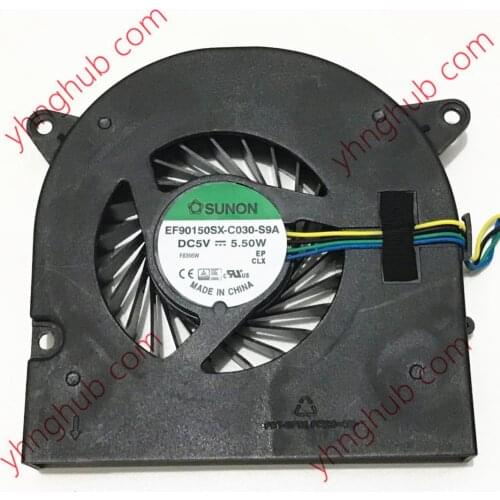 SUNON EF90150SX-C030-S9A DC 5V 5.50W00XD821 023.10045.0001 4-Wire Server Cooling Fan