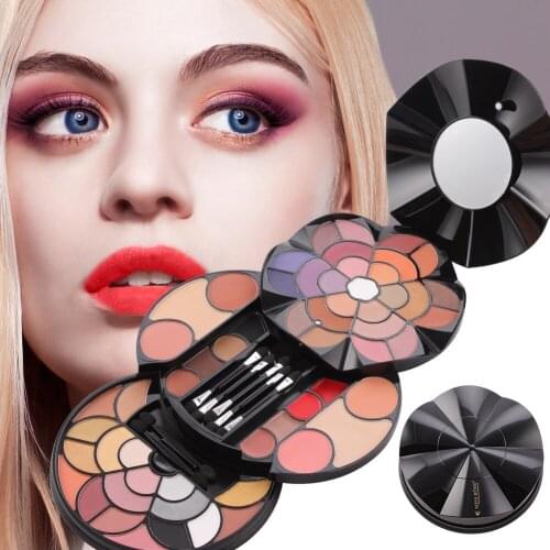 1 Set Multifunction Makeup Matte Eyeshadow Palette 57 Colors Eyebrow Powder Blush Powder Cake Long Lasting Cosmetics Kit TSLM2