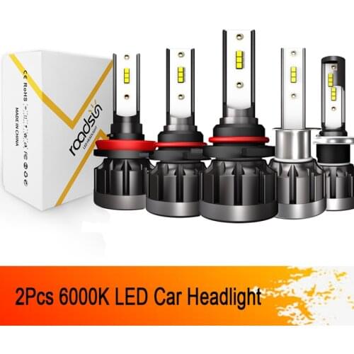 2Pcs 6000K H1 LED HB3 H10 HB4 H4 H8 H11 H7 Auto Car Headlight Bulbs 40W 4000LM Car Styling LED Headlight Kit Automobile Fog Lamp