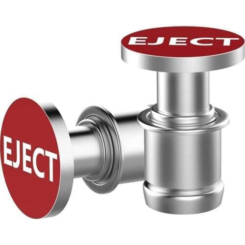 2Pcs Car EJECT Button Cigarette Lighter Replacement, 12V Accessory Push Button Fits Most American Japanese Automotive Vehicles