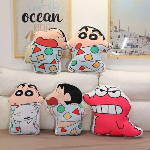 45cm/60cm Cartoon Double-printing Animals Plush Japanese Anime Character Stuffed Pillow Cushion Kawaii Toys for Girls Kids Decor