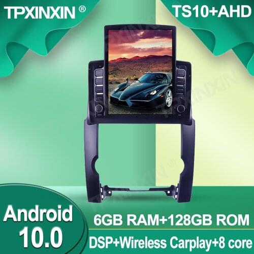 Tesla Car Radio For Kia Sorento 2009-2012 4+128G Android TS10 GPS IPS Car Multimedia Tesla Player Headunit Audio Radio Navigtion