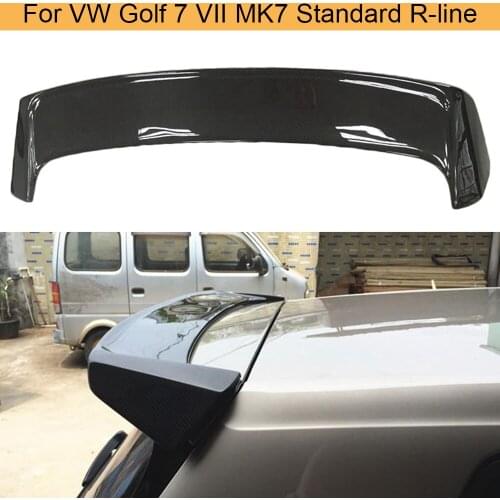 Car Rear Spoiler Wing For Volkswagen VW Golf 7 VII MK7 Standard R-line 2014-2020 Rear Roof Boot Lip Wing Spoiler Carbon Fiber