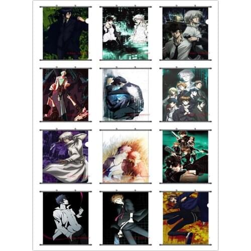 Coscase Anime Psycho-Pass Kougami Tsunemori Akane Ginoza Nobuchika Shuusei Home Decor Wall Scroll Poster Decorative Picture