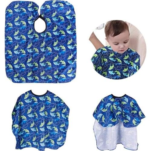Kids Haircut Hairdresser Barber Cape Apron Waterproof Durable Hairdresser Tool Salon Cloth Hair Cutting Cape For Barber Shop