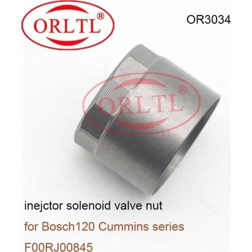 F00RJ00845 Diesel Fuel Injector solenoid valve cap Common Rail inejctor solenoid valve nut for B0sch120 Cum mins series OR3034