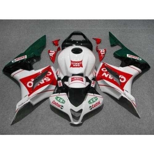 ABS Red white green Fairing kit for CBR600RR F5 07 08 CBR 600RR 2007 2008 CBR600 Motorcycle Fairings set+gifts set HC21