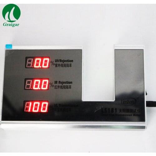 LS181 Solar Film Transmission Meter Window Film Transmission Tester UV Transmission Meter IR Rejection Meter