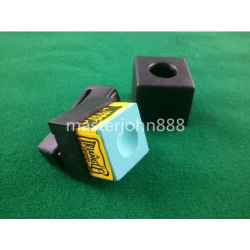 Pool Billiards Snooker Magnetic Chalk Holder With Belt Clip+1 Free Chalk Free Shipping Wholesales