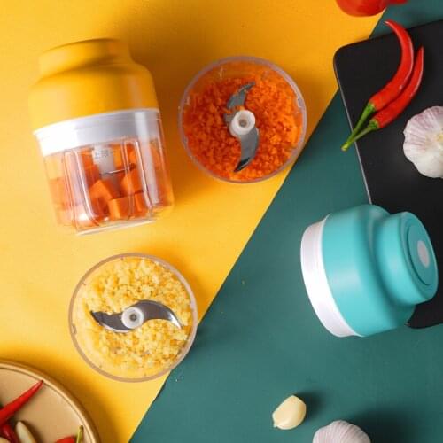 Mini USB Electric Garlic Masher Wireless Garlic Grinder Press Mincer Vegetable Chili Meat Grinder Food Chopper Kitchen Tools Hot