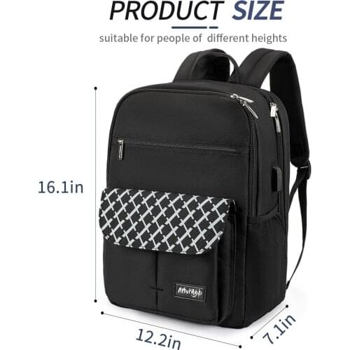 Anti-theft Business Backpack Men/Womens Laptop Notebook Backpack+USB Charging Charger Business School Bag