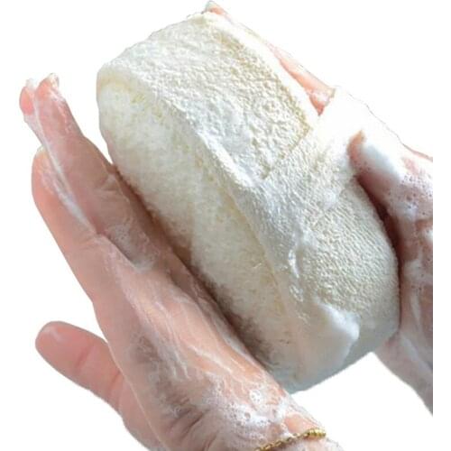 Natural Loofah Bath Shower Sponge Body Scrubber Exfoliator Washing Pad bathroom Bath Body wash accessories