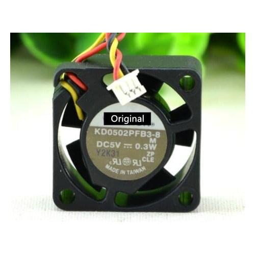 Original 100% working 2.5CM 25mm notebook hard cooling fan 2510 5V 0.3W KD0502PFB3-8 25*25*10mm