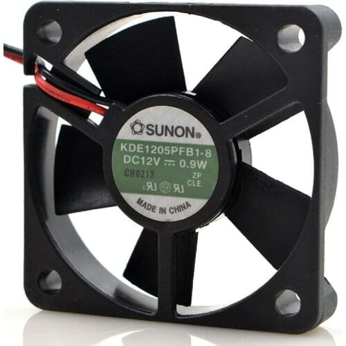 Original FOR SUNON KDE1205PFB1 12V 0.9W 5010 5CM ultra-quiet cooling fan