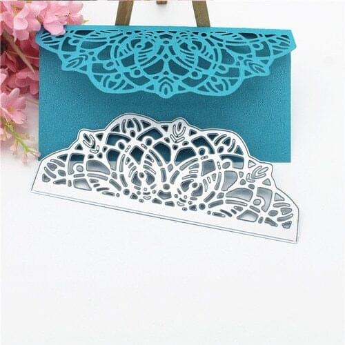 DIY Envelope Lace Metal Cutting Dies Diy Scrapbooking Photo Album Decorative Embossing Paper Card Craft