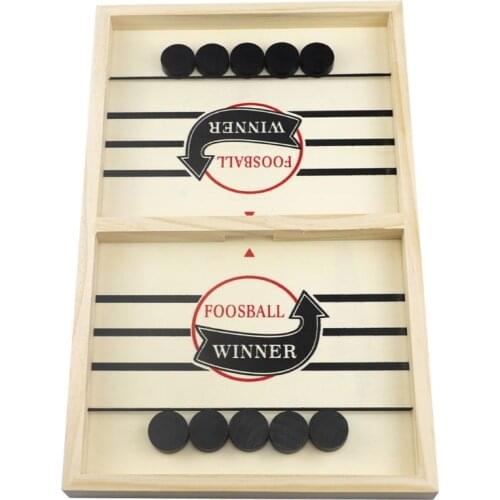 Family Games Table Ice Hockey Catapult Chess Parent-child Interactive Toy Fast Sling Puck Game