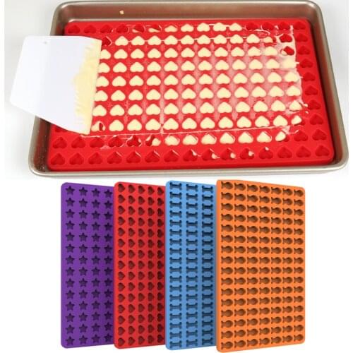 1Pcs Silicone Baking Mats Dog Bone Star Fish Love Heart Biscuit Cookies Puppy Mold Bakeware Mold Dog Pet Treats Pan Bakeware T9