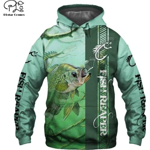 PLstar Cosmos Fishing Hooked 3D Printed Hoodies Casual Men/Women Zipper Hooded Beautiful Unisex Brand Streetwear Apparel F14