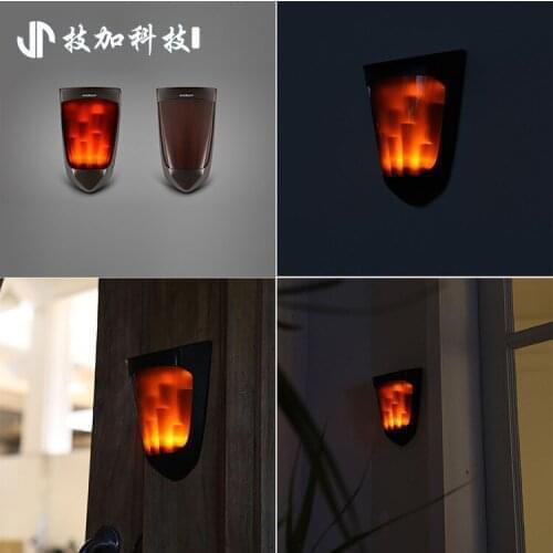 Solar wall lamp outdoor wall decorative lights, 10LED garden courtyard waterproof garden lights