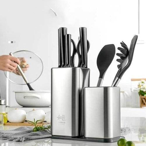 Moisture proof kitchen holder holder stainless steel household storage anti rack kitchen knife seat WY815