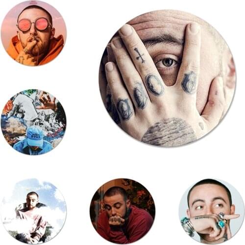 58mm Mac Miller Icons Pins Badge Decoration Brooches Metal Badges For Backpack Decoration