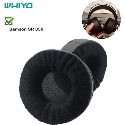 Whiyo 1 Pair of Ear Pads for Samson SR850 SR-850 Headphones Cushion Cover Earpads Earmuff Replacement Pillow