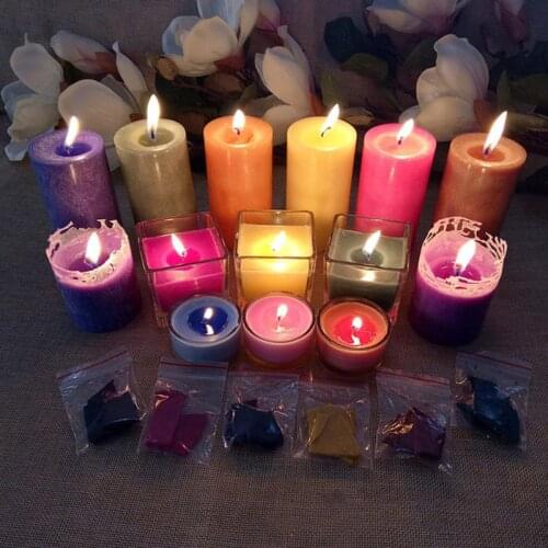 10 Color DIY Candle Dye Paints for Soy Wax Candle Oil Candle Pigment Coloring Candles Supplies Handmade Candle Material Devor
