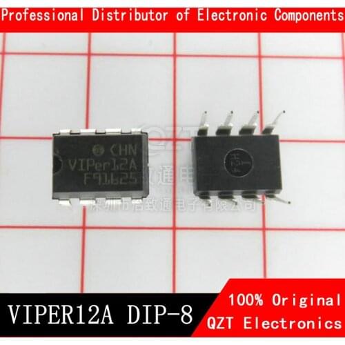 10PCS VIPER12A DIP8 VIPER12 DIP 12A DIP-8 new and original IC