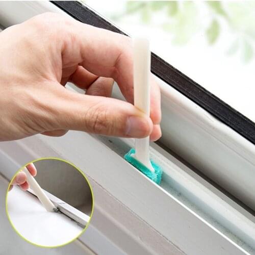 3Pcs/set Window Groove Cleaning Brush Multipurpose Door Keyboard Brush Kitchen Bathroom Gap Cleaner Household Cleaning Tools