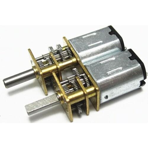 5PCS N20 Precision Deceleration Electric 1:1000 DC High Torque Motor, DC 3V/6V/12V Low Speed High Torque Motor 5-40RPM