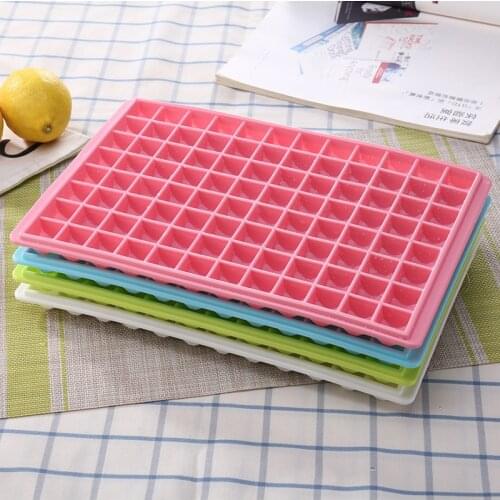 96 Grids Ice Cubes Ice Cream Maker Form DIY Mould Popsicle Molds Yogurt Ice Box Fridge Treats Freezer Ice Cream Tools